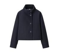 Ansenesna Wollmantel Damen Winter Kurz Winterjacke Warm Wolle Wintermantel Elegant Jacke Frauen Übergangsjacke Ohne Kapuze Herbstjacke Stehkragen Wolljacke Kurzer Trenchcoat Damen-Mäntel