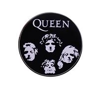 Anstecker mit Queen-Gruppe Freddie M. Sänger Rock Pop-Brosche - Geschenkidee für Herren und Damen, Emaille