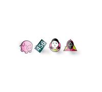 Anstecker Squid Game - Pin Set (4 Stck)
