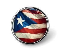 Anstecknadeln mit Puerto Rico, Motiv: Flagge von Puerto Rico, lustige Broschen für Männer und Frauen, Vintage-Anstecknadeln für Taschen, Jacken, Rucksäcke, Hüte, Knopfabzeichen, Kollektion, Geschenke