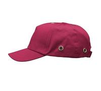 Anstoss-Kappe - Gr. 56 mm bis 61 mm - bordauxrot - Baumwoll-Mischgewebe - nach EN 812