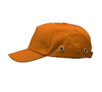 Anstoss-Kappe - Gr. 56 mm bis 61 mm - warnorange - Baumwoll-Mischgewebe - nach EN 812