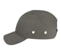 Base-Cap mit Anstoßkappe "RUNNER" EN 812 - TECTOR® grau Einheitsgröße