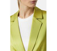 Antaillierter Satin-Blazer mit Bindegürtel olive 46