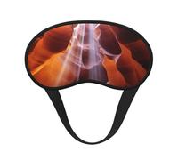 Antelope Canyon Schlafmaske für Seitenschläfer, weich, atmungsaktiv, Augenmaske, Verdunkelung, Seide, Augenschlaf mit elastischem Band, Nacht-Augenbinde für Damen und Herren, Reise-Nickerchen