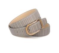 Anthoni Crown Damen Damengürtel 3D Gürtel, Grau, 110