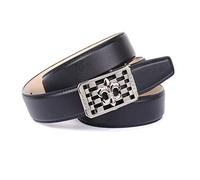 Ledergürtel ANTHONI CROWN, Damen, Gr. 110, schwarz, Leder, unifarben, Gürtel, Schließe mit Lilien-Motiv (30623420-110) schwarz