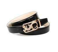 Anthoni Crown Damen Ledergürtel mit Koppelschließe B4LZ00L Gürtel, schwarz, 90