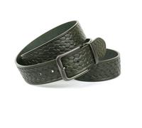 Anthoni Crown Unisex Damengürtel Gürtel, Grün, 100