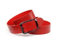 Anthoni Crown Unisex Damengürtel Gürtel, Rot, 110