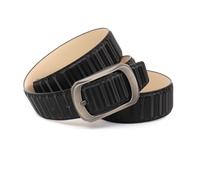 Anthoni Crown Unisex Damengürtel Gürtel, Schwarz, 90