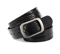 Anthoni Crown Unisex Damengürtel Gürtel, schwarz, 90