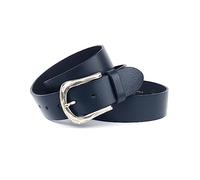 Anthoni Crown Unisex Ledergürtel Gürtel, dunkelblau, 85