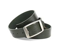 Anthoni Crown Unisex Ledergürtel Gürtel, Grün, 85