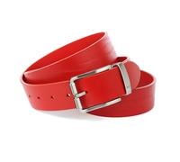Anthoni Crown Unisex Ledergürtel RO2P4160 Gürtel, Rot, 90