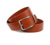 Anthoni Crown Unisex Vollledergürtel Gürtel, Cognac, 115
