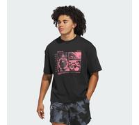 Adidas ANTED GFX TEE 2 men Shortsleeves black in Größe:M