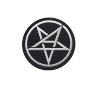 Anthrax - Aufnäher zum Aufbügeln Pentathrax (Einheitsgröße) (Schwarz/Weiß)