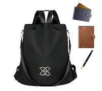Anti-Diebstahl-Rucksack -Schultertasche mit großem Fassungsvermögen | Nylon | • Leichtes Nylon Mit Anti-Diebstahl-Design. • 33 Cm Große Umhängetasche Zum Pendeln. • Geräumig Für Den Täglichen Gebrauch.