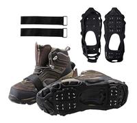 Anti Rutsch Schuhspikes, 1 Paar Schuhkrallen 24 Zähne Spikes Traktion Eisspikes Winter-Ausrüstung Für Wandern Spazieren Hiking Walking Winter