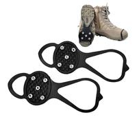 Anti Rutsch Schuhspikes, 5-Claw Grödel Spikes Für Schuhe Winter Rutschfeste Eisspikes, 1 Paar Schuhkrallen Spikes Zum Wandern, Bergsteigen, Spazierengehen Stretch-Ice-Grips Für Schuhe & Stiefel