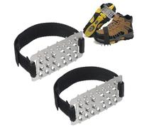 Anti Rutsch Schuhspikes, SilverChry Spikes für Schuhe Glatteis, Steigeisen für Wanderschuhe, Schuhspikes-Abdeckung, Schneeketten Universal, 1 Paar Steigeisen für Wanderschuhe, Ice Snow Grips