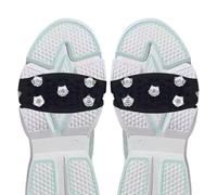 Anti Rutsch Schuhspikes, Spikes Für Schuhe Winter, Mit 5-Spikes Steigeisens Eisklampen, Ice Grips Schuhkrallen Für Winter, Schnee Und Eisklettern(2 Stück Schwarz)