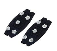 Anti-Slip Ice Cleats, Shoe Boot Grippers, 3,94 x 1,97 Zoll Protective Anti-Skid Covers with Material, Hiking Gear with Traction Design, Shoe Grippers with Feature, Footwear Accessory for Walking