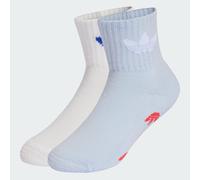 Anti-Slip Socken, 2 Paar Crystal Sky / White 16-18