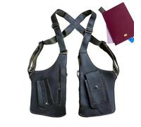 Anti Theft Umhängetasche Brieftasche, Versteckte Unterarm Schultertasche, Anti-Diebstahl Schulterholster Geldgürtel Holster Tasche, Verstellbarer Schultergurt Tasche, Für Reisen, Wandern, Sport