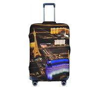 Anticsao Las Vegas Night Reisekoffer, Unisex, elastisch, 45,7 - 53,3 cm, weiß, S