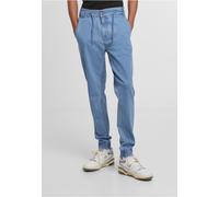 Urban Classics - Antifit Denim New Light Blue Washed - Jeans - Blau - W30 - 98% Baumwolle, 2% Elastan Blau W30