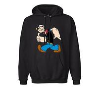 antigos Men's Popeye The Sailor Man Logo Printed Pullover Hoodies XL
