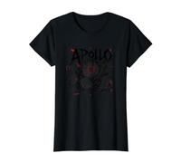 Antiker Apollo Sonnengott griechische Mythologie Symbol Preisgünstiges Grafik-T-Shirt, Damen, Schwarz, XL