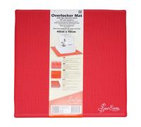 Sew Easy Antirutschmatte für Over-/Coverlockmaschinen 40 x 40 cm Rot