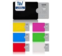 AntiSpyShop 7X RFID Schutzhüllen, NFC Blocker - Kreditkarte, Bank EC Karte Datenschutz (7er Mix)