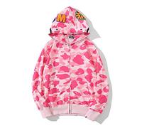 ANTLEP Bape Hoodie Shark Camo Jacke 100% Baumwolle Full Zipper Sweatshirt Unisex für Männer Frauen Jungen und Mädchen S-3XL
