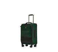 Antler - Weicher, gestreifter großer Gepäck, Softside-Koffer, langlebig, leicht und erweiterbar, 4 Spinner-Räder, Verstellbarer Griff, TSA-Schloss, Antler Grün, Carry On, Geweih für Handgepäck, Grün