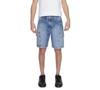 Antony Morato Blaue Sommer-Bermudas mit Abgenutztem Look - Größe: W38
