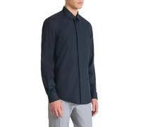 Antony Morato Blaues Baumwollhemd für Frühling/Sommer - Größe: 46