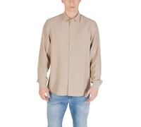 Antony Morato Herrenhemd Beige Frühling Sommer 487012 - Größe: 48