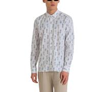 Antony Morato " Herrenhemd Frühling/Sommer Weiß mit Druckmus - Größe: 54