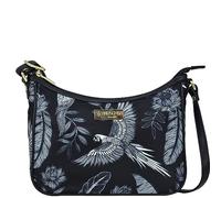 Anuschka Wanderlust Kollektion East/West Hobo - Stoff-Hobo-Taschen für Damen - Jungle Macaws