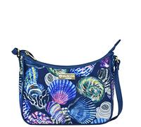 Anuschka Wanderlust Kollektion East/West Hobo - Stoff-Hobo-Taschen für Damen - Sea Treasures