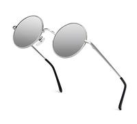 ANYLUV Sonnenbrille Herren Polarisiert, Runde Sonnenbrille Herren Damen Klassische mit UV-Schutz 45mm