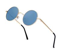 ANYLUV Sonnenbrille Herren Polarisiert, Runde Sonnenbrille Herren Damen Klassische mit UV-Schutz 47mm
