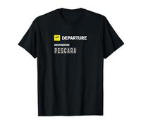 Anzeigetafel Flughafen Abflug Pescara T-Shirt