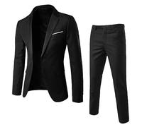 Anzüge Herren Klassischer Anzug - 2-Teilig Formal Outfit Modern Zwei Elegant Suits Business Sakko Hose Knöpfe Smoking Für Männer Blazer Set