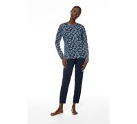Anzug 7/8 lang, langarm Serie Branches Deep Shadow blau 46