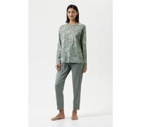 Anzug 7/8 lang, langarm Serie Painted Paisley Dusty Teal grün 42